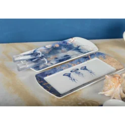 Plats à cake méduse 29x13cm - lot de 2