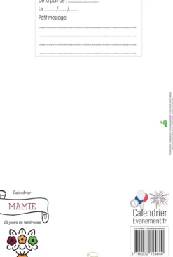 Poche géante 5 surprises mamie chérie