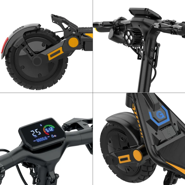 Poids 30kg – autonomie jusqu'à 80 km – batterie 48v 18,2ah