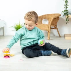 Pomme et poire empilables en silicone