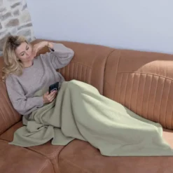 Poncho et plaid chauffant sans fil pour extérieur et intérieur, powerbank inclus