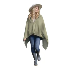 Poncho et plaid chauffant sans fil pour extérieur et intérieur, powerbank inclus