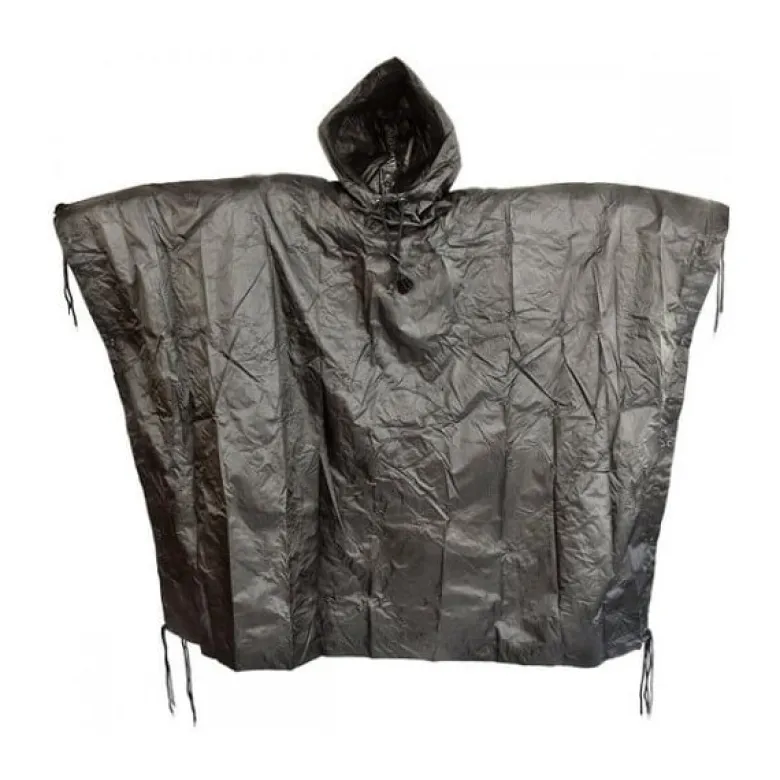 Poncho fostex ripstop taille unique-noir