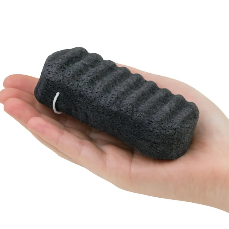 Éponge konjac corps charbon bambou