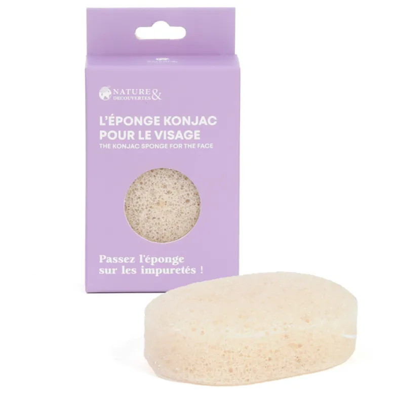 Éponge konjac pour le visage