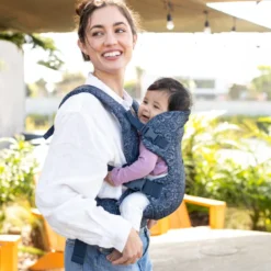 Porte bébé flip 4 en 1 navy floral