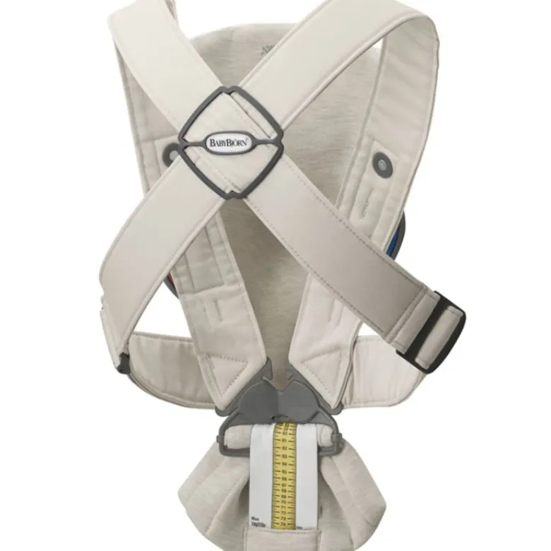 Porte-bébé mini en jersey 3d beige clair