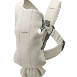 Porte-bébé mini en jersey 3d beige clair