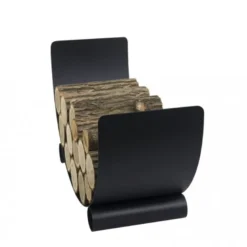 Porte bûches demi-lune turyn acier ø70cm