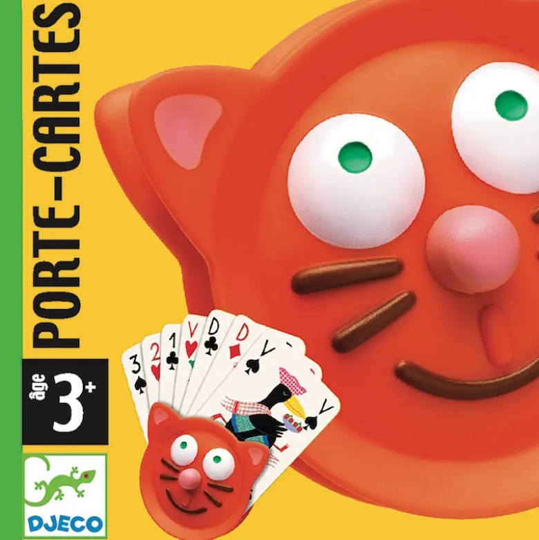 Porte cartes +3y jeux de cartes djeco