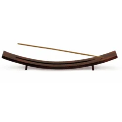 Porte encens long en bois
