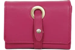 Porte-feuille femme katana cuir sauvage k753105 Rose