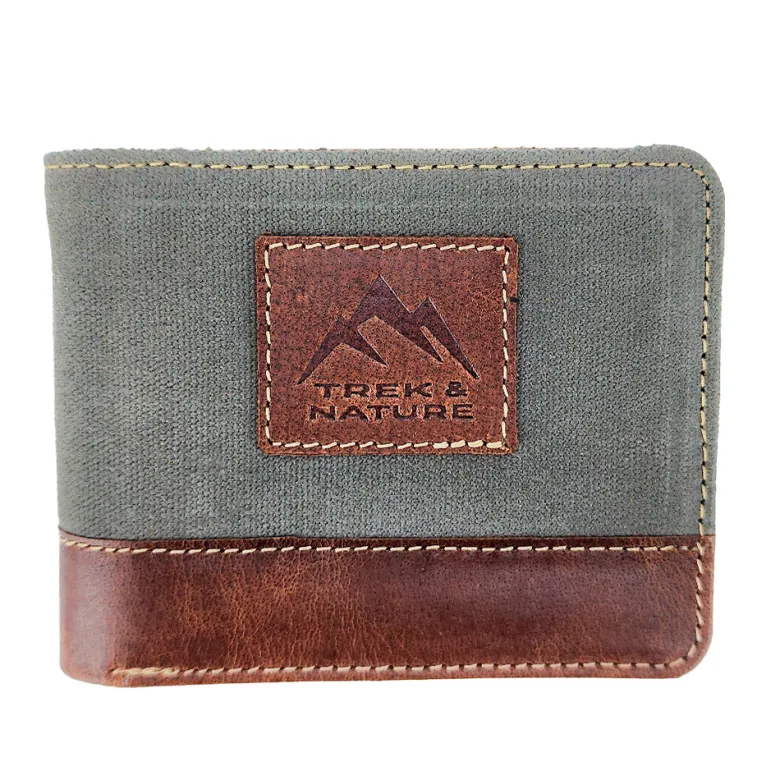 Portefeuille greg gris