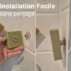 Porte-savon magnétique mural – sans perçage & séchage rapide