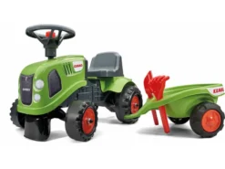 Porteur enfant tracteur claas avec remorque 1 à 3 ans - falk