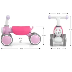 Porteur enfant york - rose