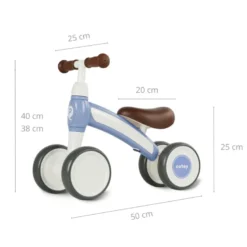 Porteur qplay cutey rétro bleu