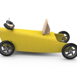 Porteur voiture - jaune