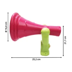 Porte-voix et mégaphone pour structure