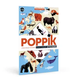 Poster en stickers -animaux - 5-10 ans