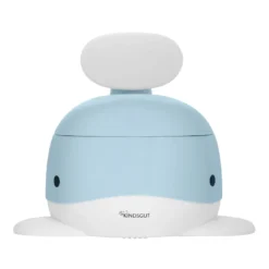 Pot bébé baleine bleu clair