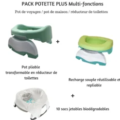 Pot de voyages ou maison et réducteur