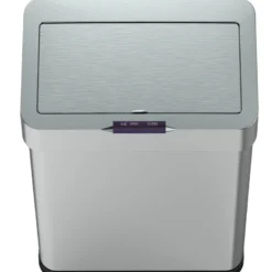 Poubelle automatique inox daytona 70l