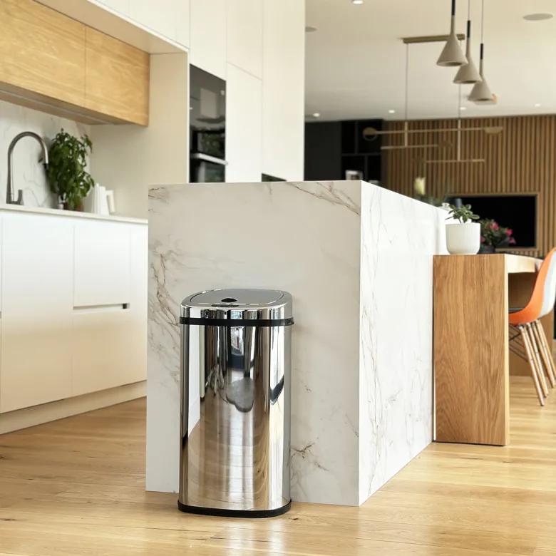 Poubelle automatique inox largo 42l
