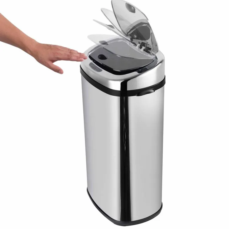 Poubelle automatique inox largo 42l