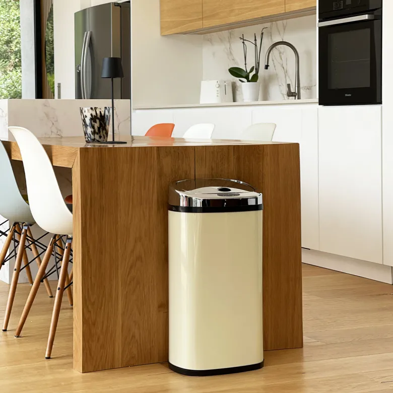 Poubelle automatique inox largo 42l