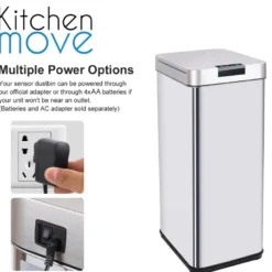 Poubelle automatique inox parkside 50l