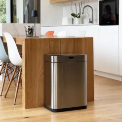 Poubelle automatique inox upper 60l