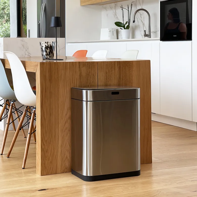 Poubelle automatique inox upper 60l
