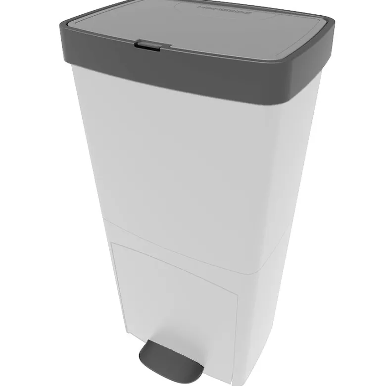 Poubelle de tri pédale picea 70l 3bacs