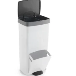 Poubelle de tri pédale picea 70l 3bacs