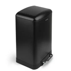 Poubelle à pédale 20l, black edition - n°505