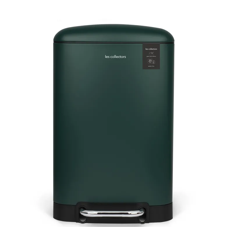 Poubelle à pédale 20l, green duck edition - n°501
