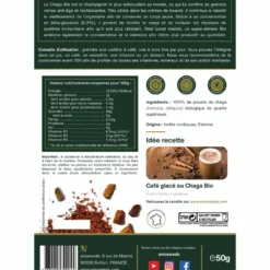 Poudre de chaga bio 50g