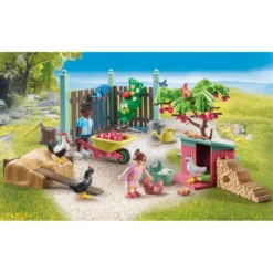 Poulailler et jardin