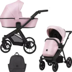 Poussette brav 2in1 bre-15 baby pink eco