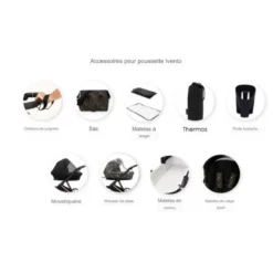 Poussette ivento ive 02 noir style