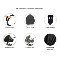Poussette kunert marron