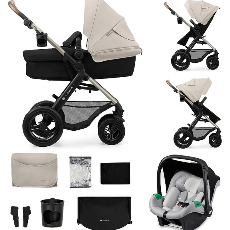 Poussette trio moov 2 air sand beige
