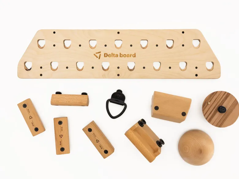 Poutre d'escalade deltaboard - pack polyvalent