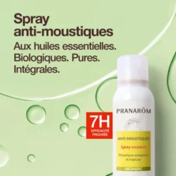 Pranarom - duo spray corps anti-moustiques - bio