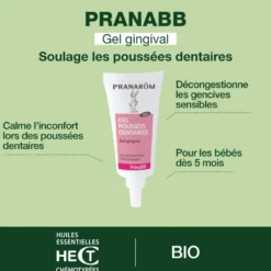 Pranarom - gel gingival pour poussées dentaires - bio