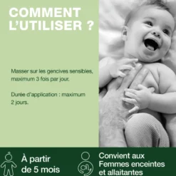 Pranarom - gel gingival pour poussées dentaires - bio
