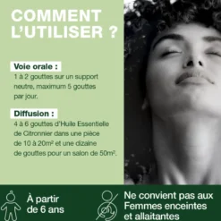 Pranarom - huile essentielle de citronnier - bio