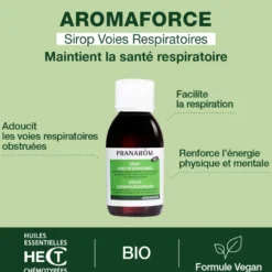 Pranarom - sirop - voies respiratoires - bio