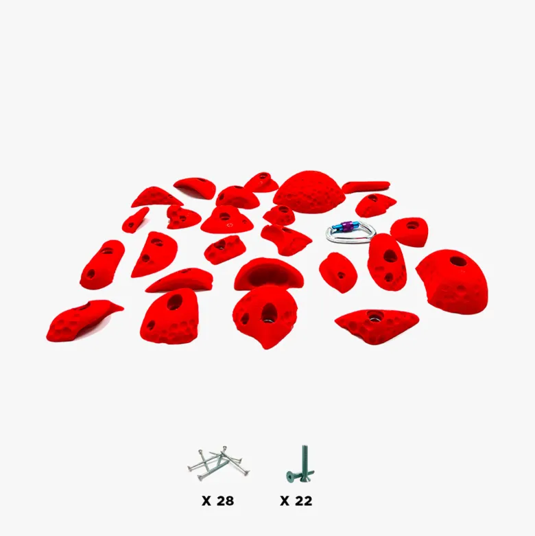 25 prises escalade - bubble